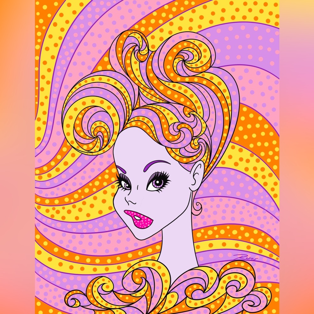 Madame Sherbert 8.5 x 11” Art Print